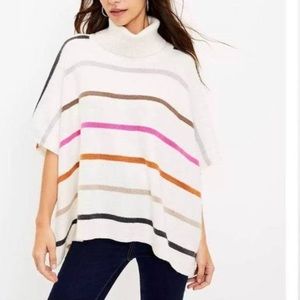Loft turtleneck poncho